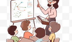 老师和学生漫画,趣味教学瞬间